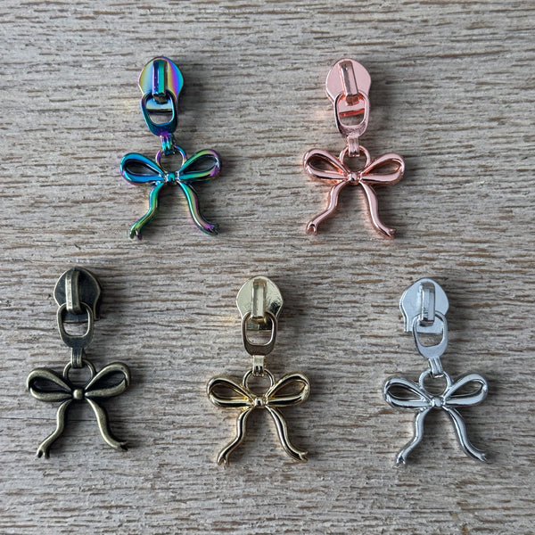 Round Cross Zipper Pull Charm
