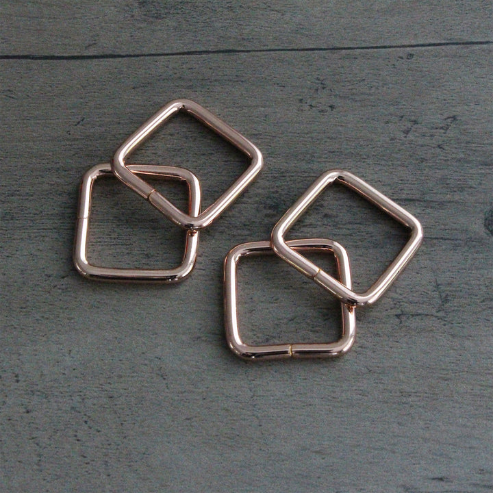 Three Ring Rectangular Rectangular Rings - 3/4 inch (4pc) – Bedazzled Supplies