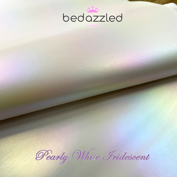 Pearly White Iridescent Vinyl