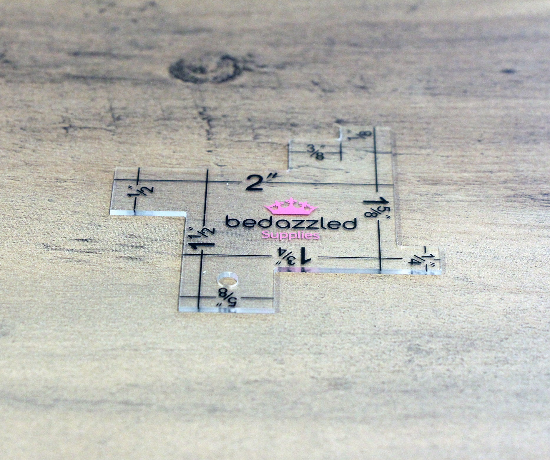 Bedazzled Ruler Sewing Measuring Gauge by Bedazzled Supplies®