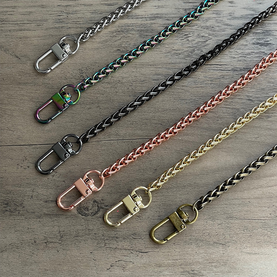 Handmade Purse Chain Strap - Aluminum Shoulder Or Crossbody Strap - Replacement Handbag Handle