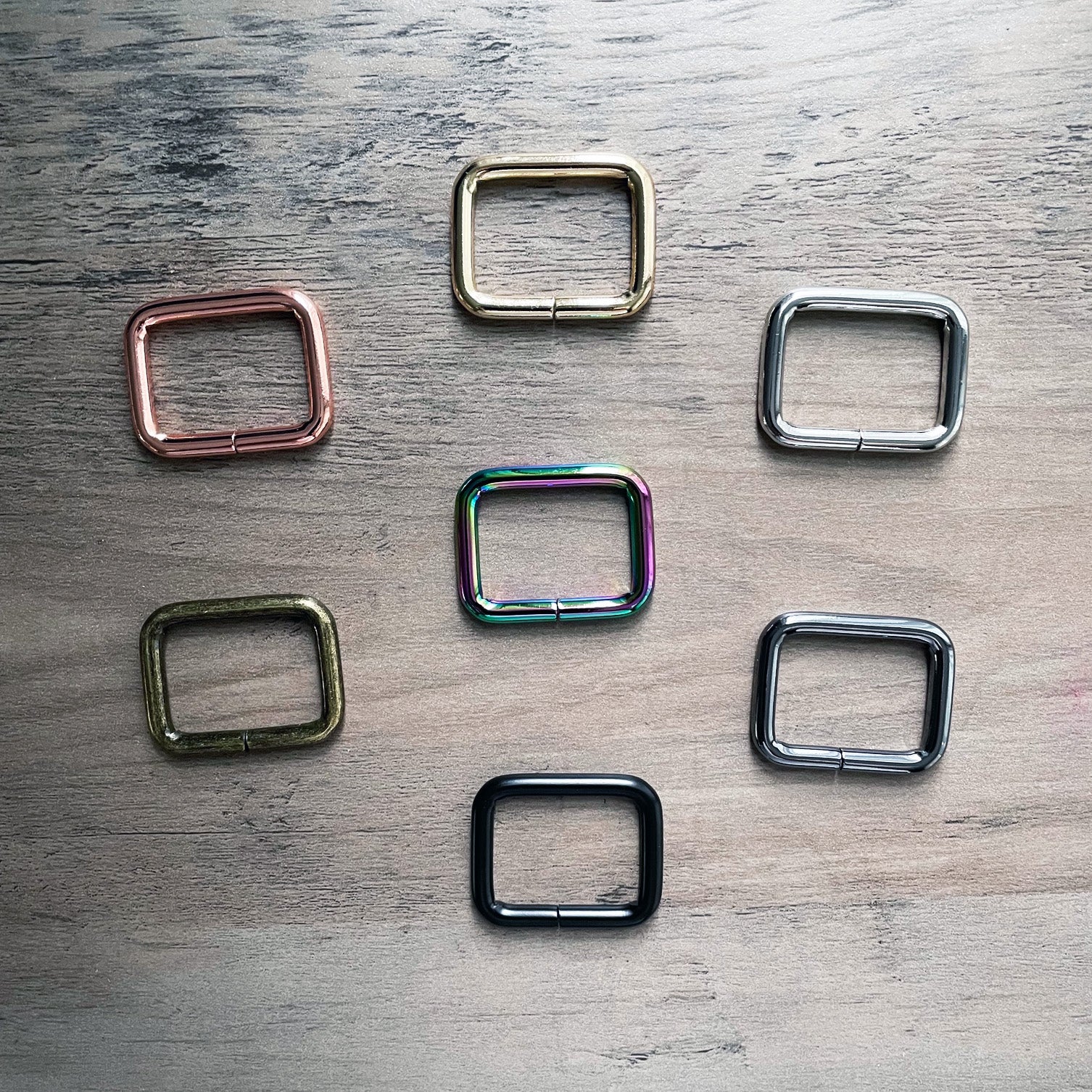 Small Rectangle Riding Ring Rectangular Rings - 1 inch (4pc) – Bedazzled Supplies